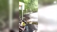 Вижте видео от ужасяващия инцидент на ралито (+18)