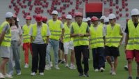 Исторически момент за ЦСКА: Отборът прекрачи прага на новата "Армия" + ВИДЕО