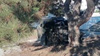Автомобил катастрофира на стадион "Спарта" часове преди мача с ЦСКА