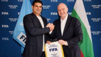 Гонзо се срещна с президента на ФИФА Джани Инфантино