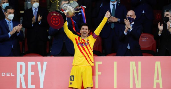 Капитанът на Барселона Лионел Меси не скри задоволството си от
