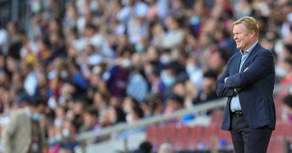 Треньорът на Барселона Роналд Куман не е доволен от моментната