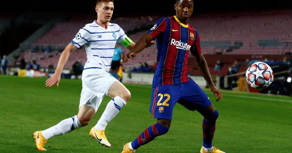 Младата звезда на Барселона Ансу Фати започна да тренира след