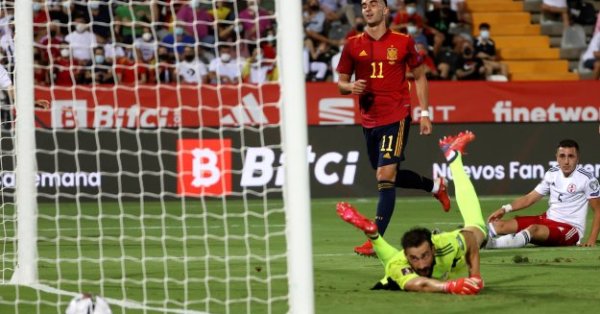 Косово Испания среща от група В на световните квалификации