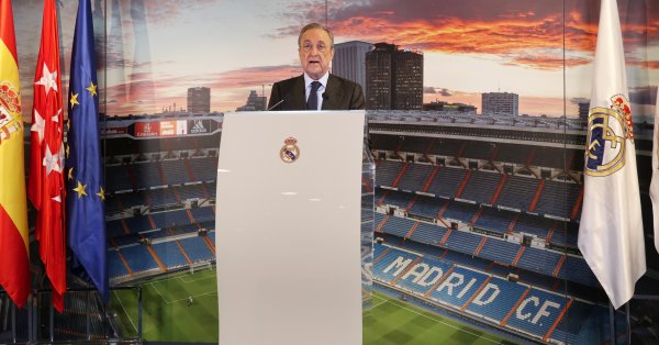 Президентът на Реал Мадрид Флорентино Перес заяви че 12 те клуба основатели