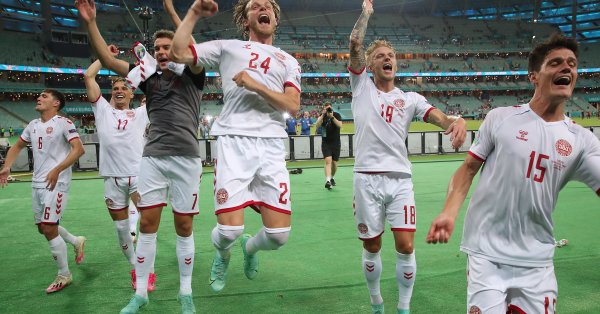 Дания официално е най приятната изненада на настоящото Европейско първенство Победата