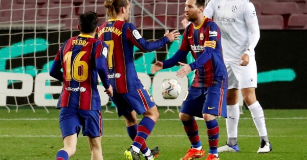 Критикуваният напоследък нападател на Барселона Антоан Гризман най после сложи край