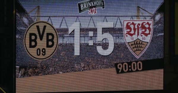 Щутгарт Борусия Дортмунд мач от 28 ия кръг на германската