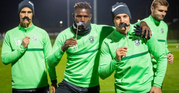 Футболисти и треньори на Лудогорец се включиха в кампанията Movember