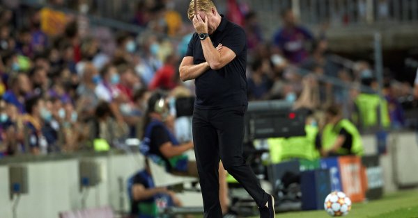 Треньорът на Барселона Роналд Куман обясни с кадровите проблеми и