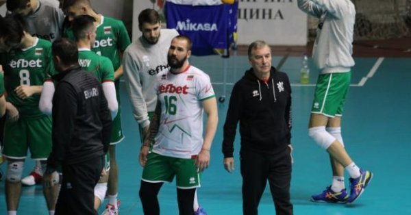 Мъжкият национален отбор на България по волейбол ще загрее за